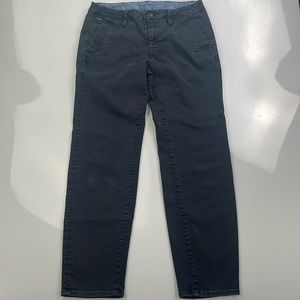 Women Mid Skinny Black Pants Y17-9